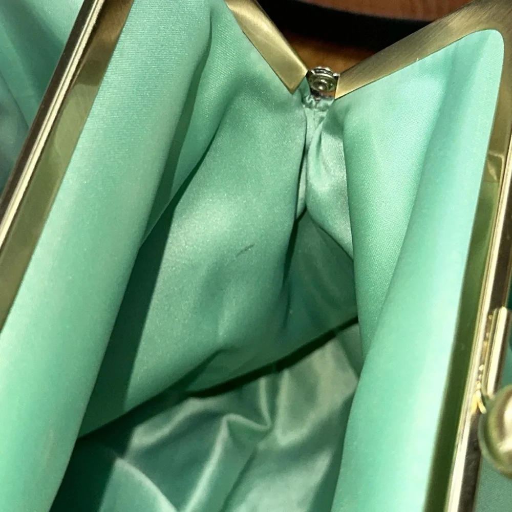 *RARE* COACH Poppy Kisslock Metallic Gold Tote